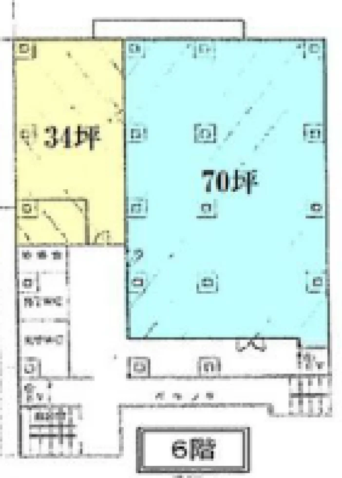大東芝浦ビル 6 フロア図面 5