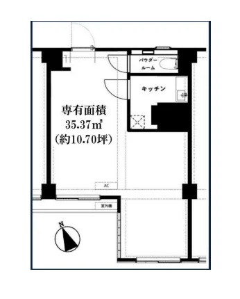 316青山 4 フロア図面 9