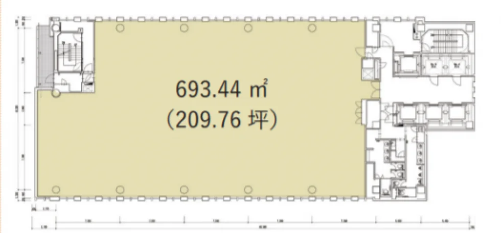 新橋東急ビル 6 フロア図面 9