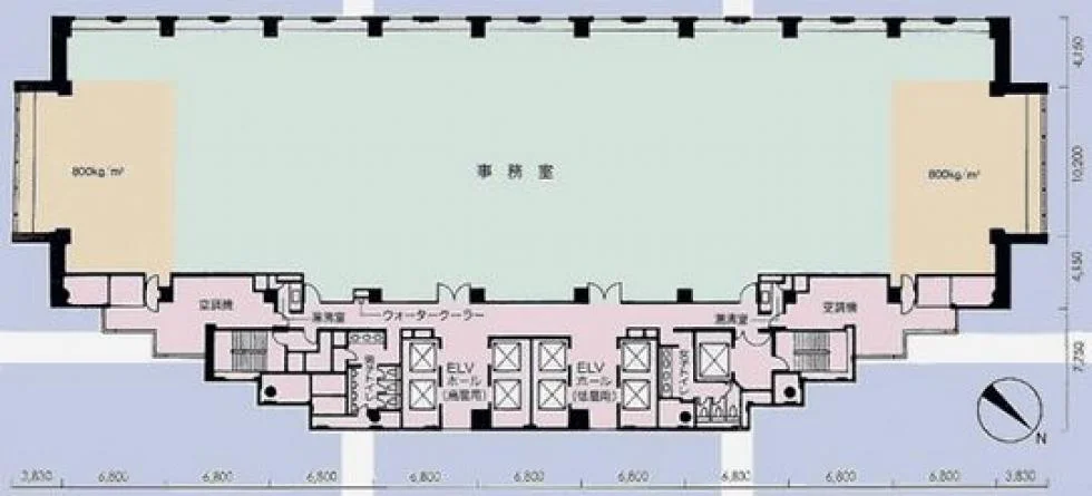 六本木ファーストビル 18 フロア図面 7