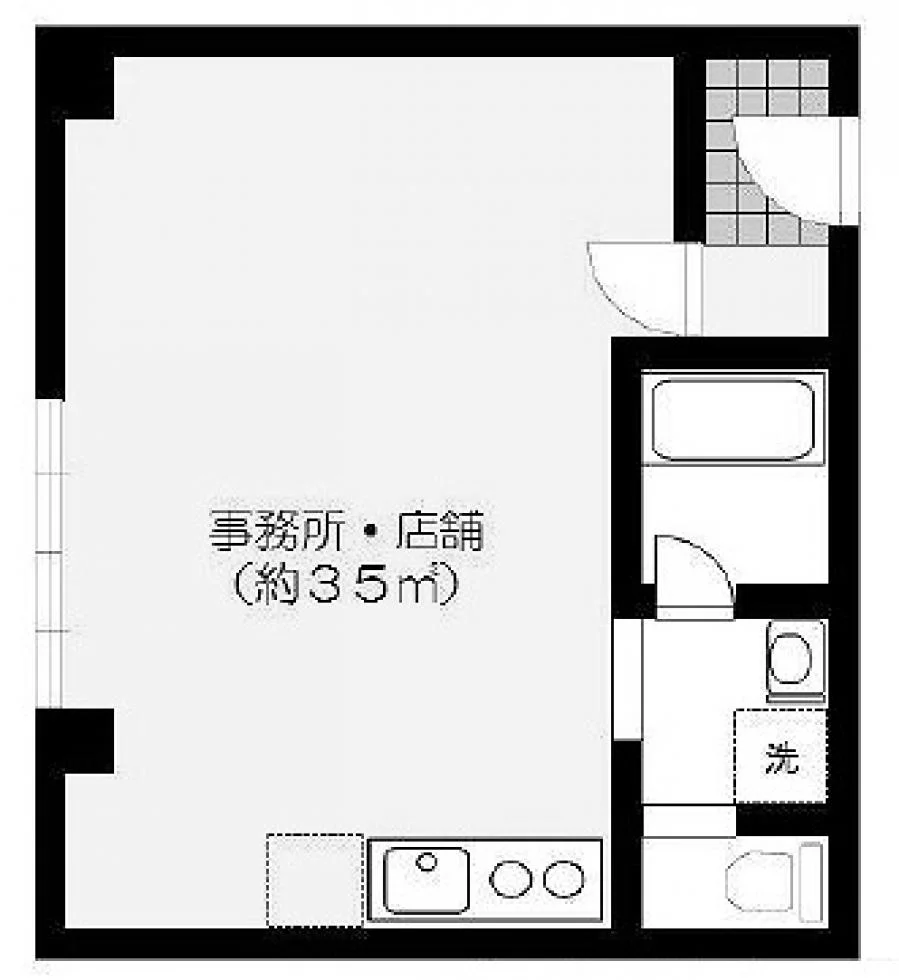 ウエルハウス芝ビル 1 フロア図面 5