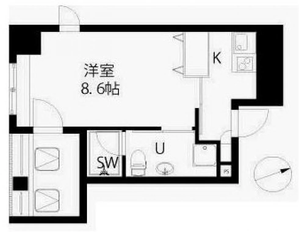 トゥシェ新橋ビル 4 フロア図面 9
