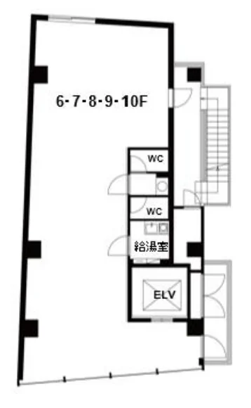 P’s GAIENMAE(ピーズ外苑前) 8 フロア図面 6