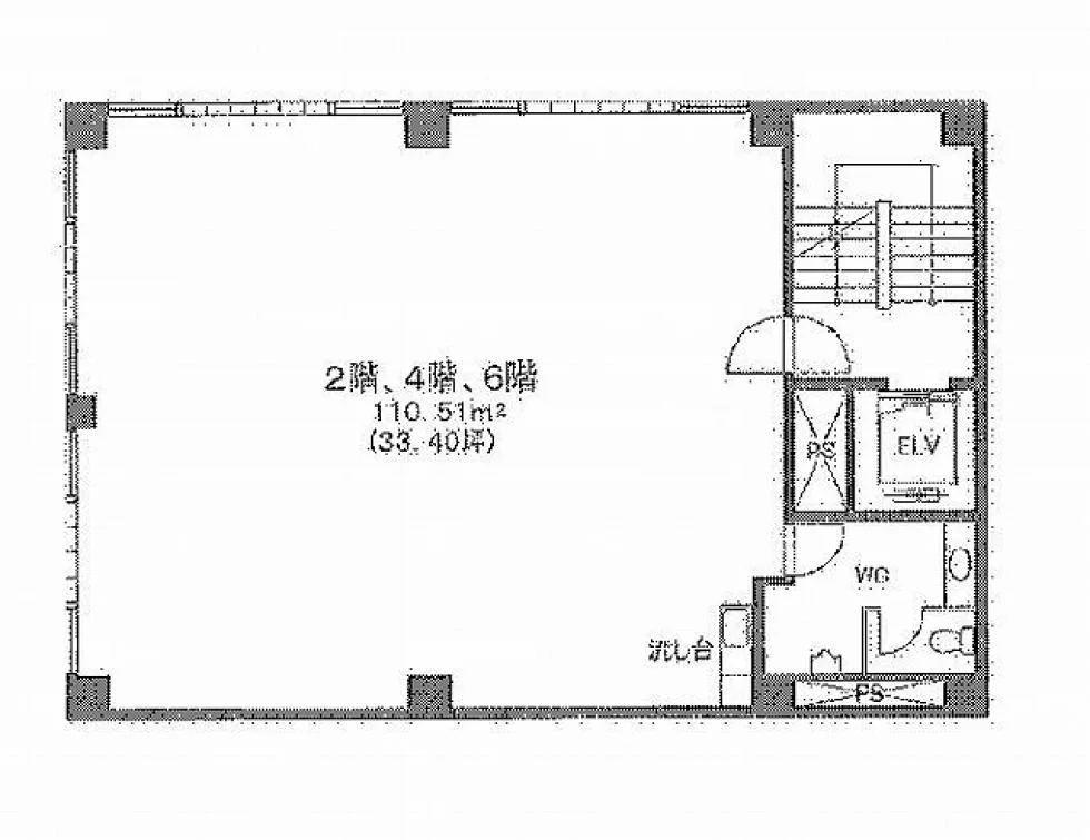 ラヴィーナ新橋(Ravina新橋) 4 フロア図面 5