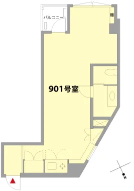PAN南青山ビル 9 フロア図面 1