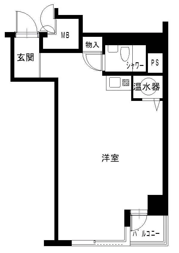 ディアシティ赤坂西館ビル 2 フロア図面 9