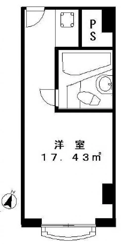 カサグランデミワビル 6 フロア図面 5