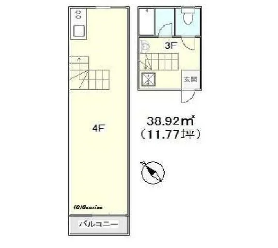 F・S南青山ビル 3 フロア図面 9
