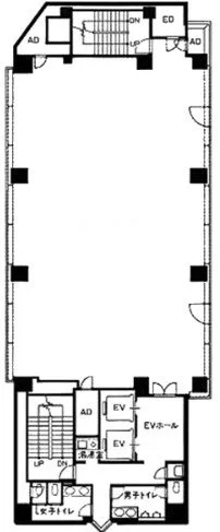 全特六本木ビル(EAST棟) 7 フロア図面 14