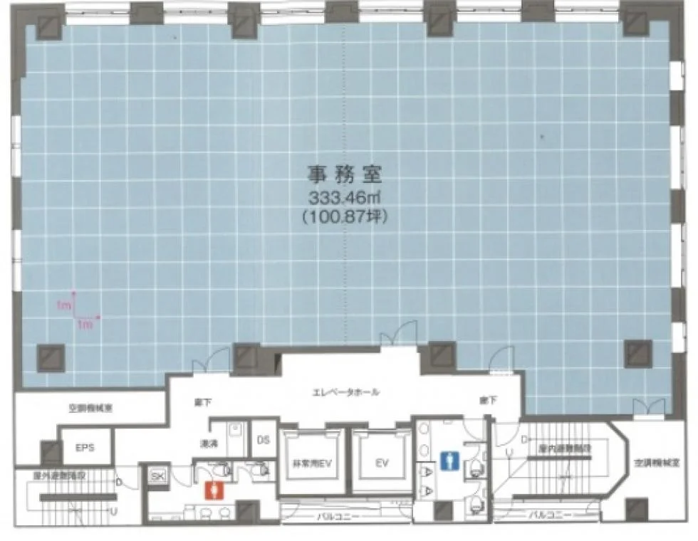 虎の門髙木ビル 6 フロア図面 8