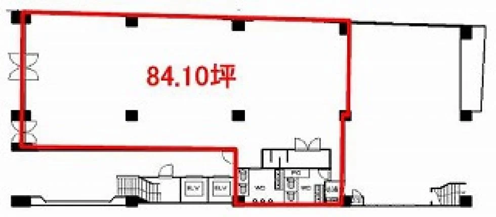日交山王ビル 1 フロア図面 3
