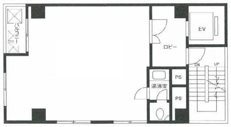 新橋柳屋ビル 2 フロア図面 5