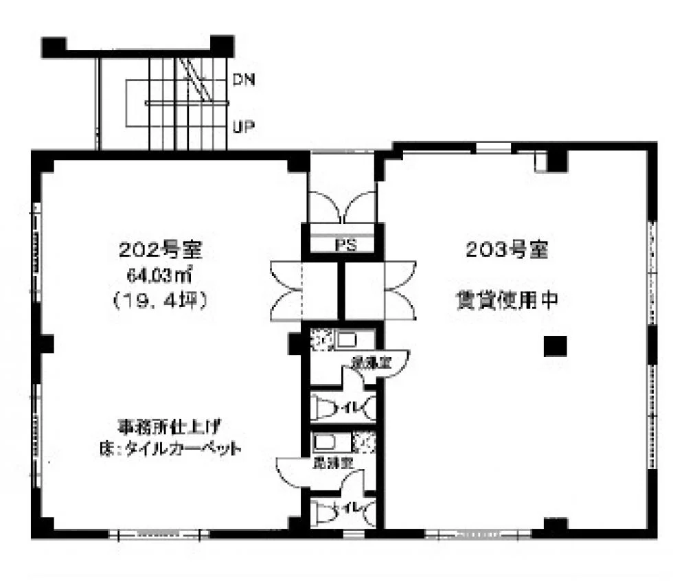 ツイン南青山ビル 2 フロア図面 6