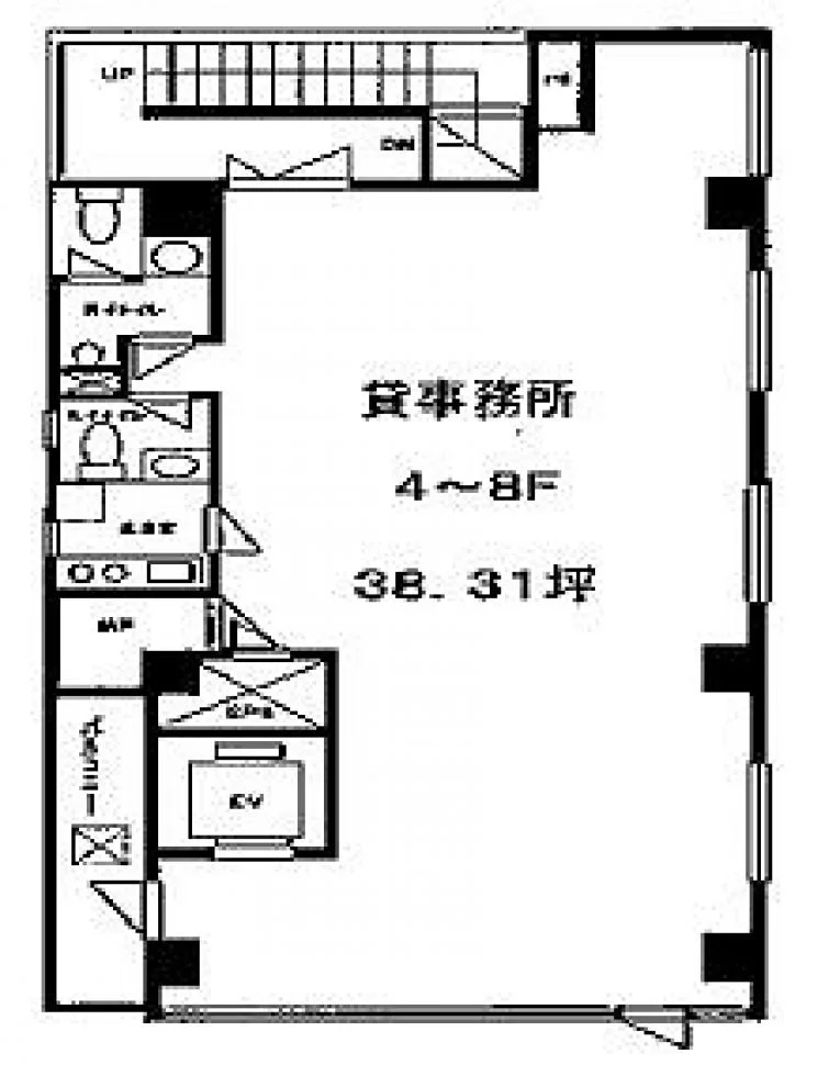 赤坂FSビル 6 フロア図面 6