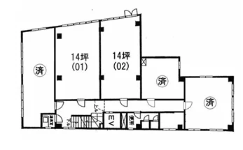 大蔵ビル 3 フロア図面 9
