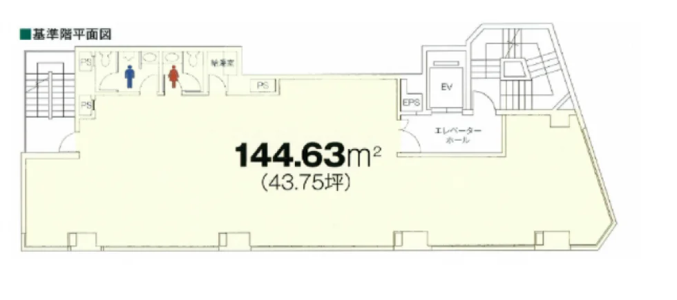 泉芝公園ビル 8 フロア図面 9