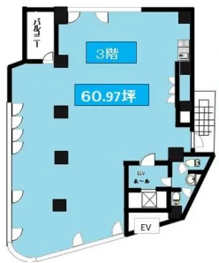青山KYビル 3 フロア図面 7