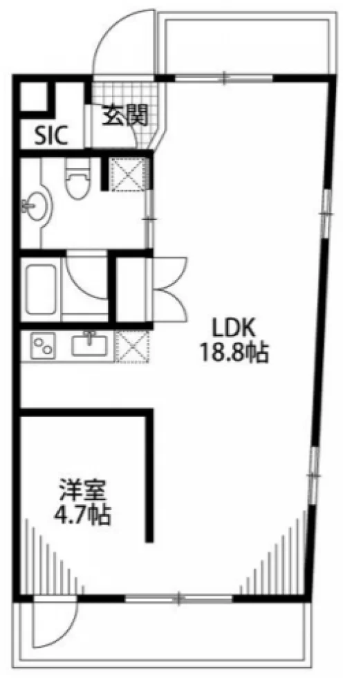 ザ・パームス三田 2 フロア図面 8