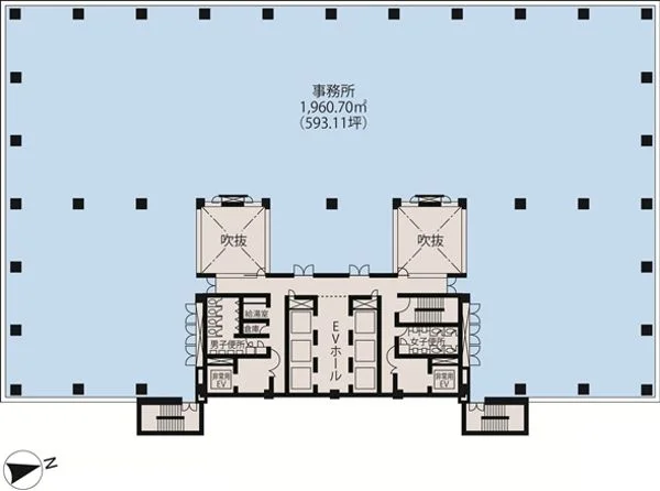 MS芝浦ビル 4 フロア図面 9