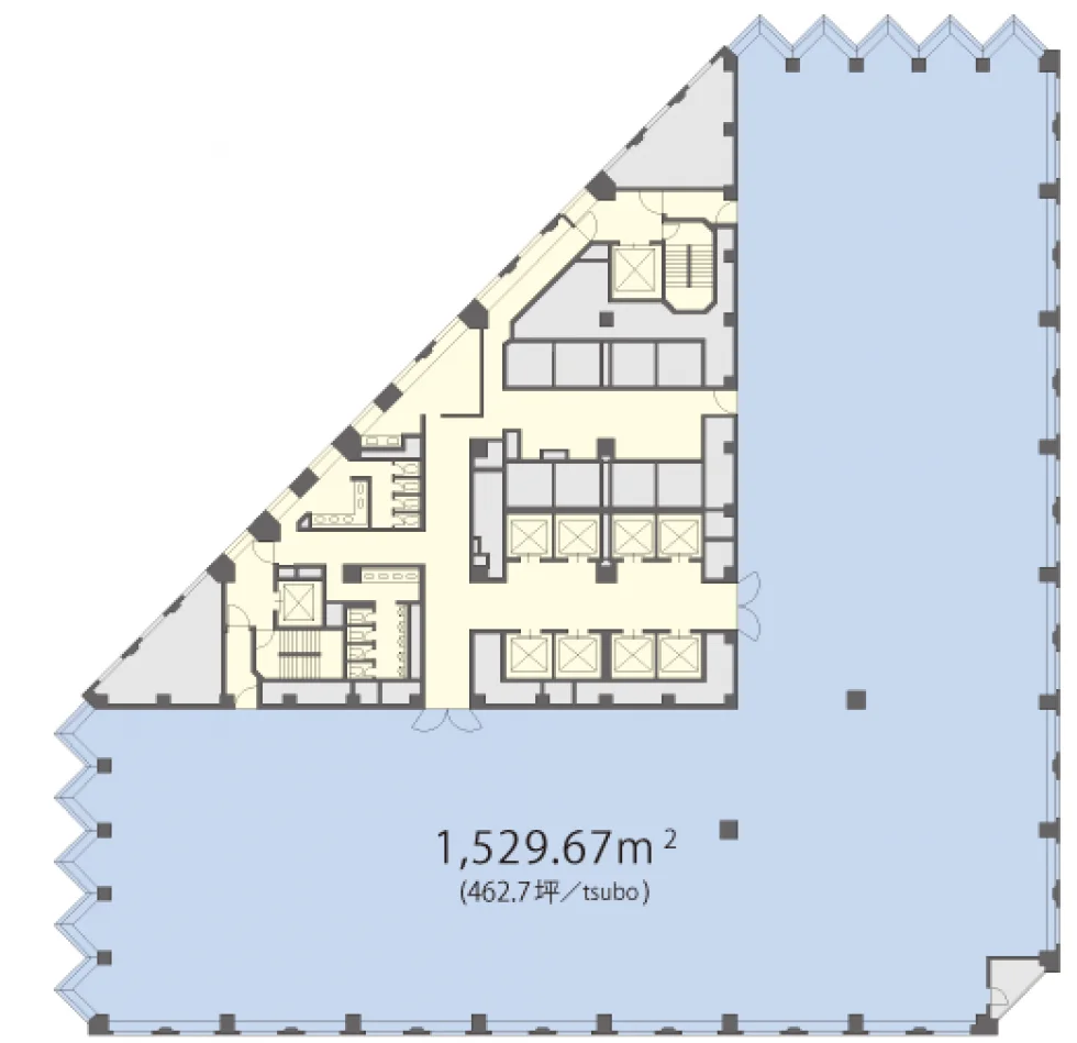 城山トラストタワー 22 フロア図面 9
