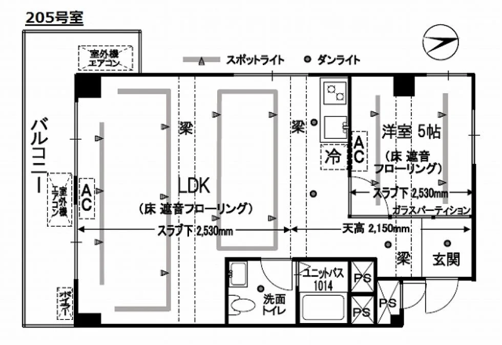 秀和第2北青山レジデンス 2 フロア図面 15