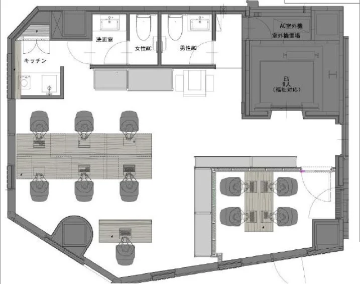 ARISTO三田ビル 2 フロア図面 9