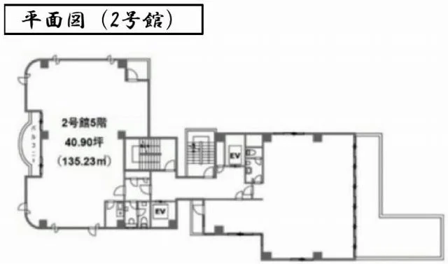 神宮外苑ビル2号館 5 フロア図面 5