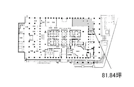 赤坂パークビル 1 フロア図面 11