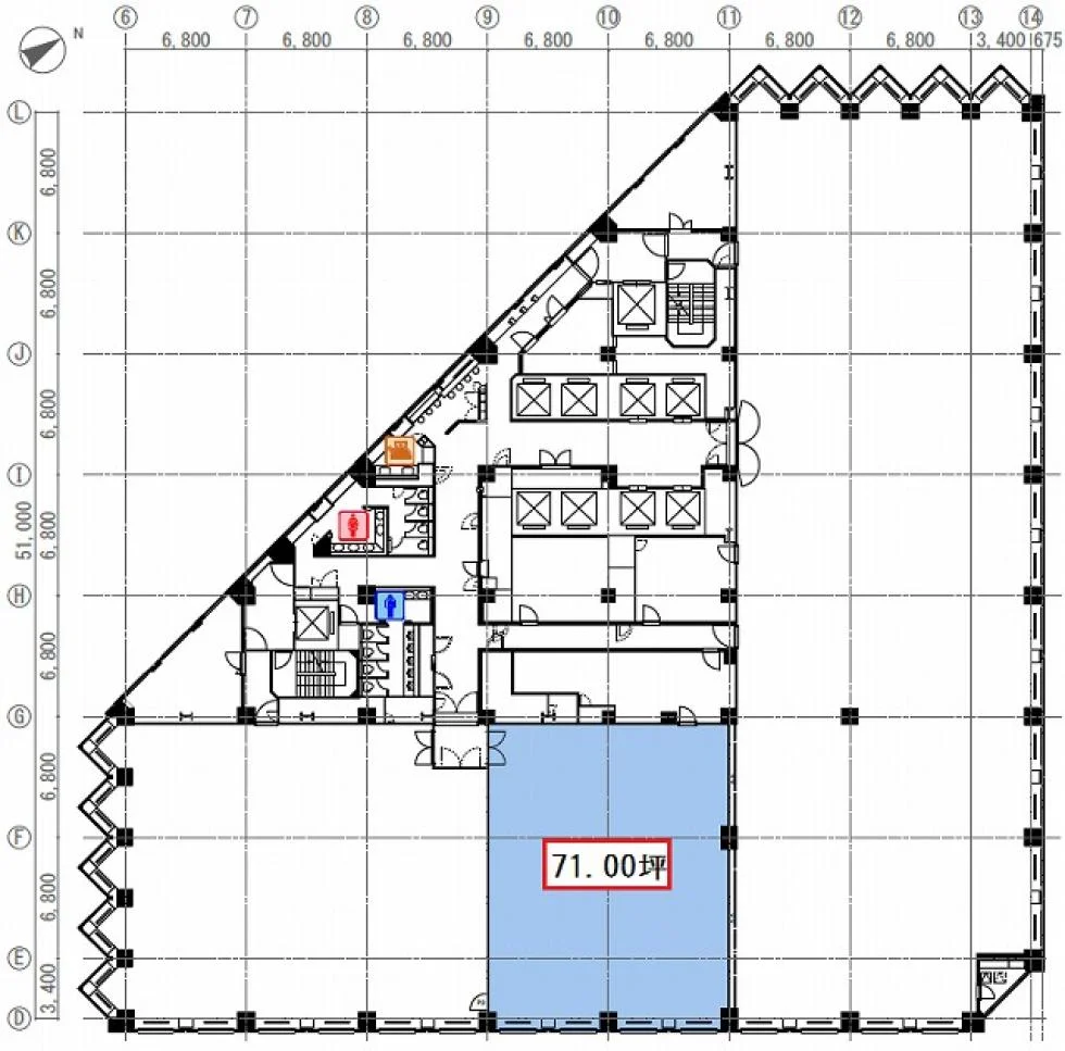 城山トラストタワー 27 フロア図面 10