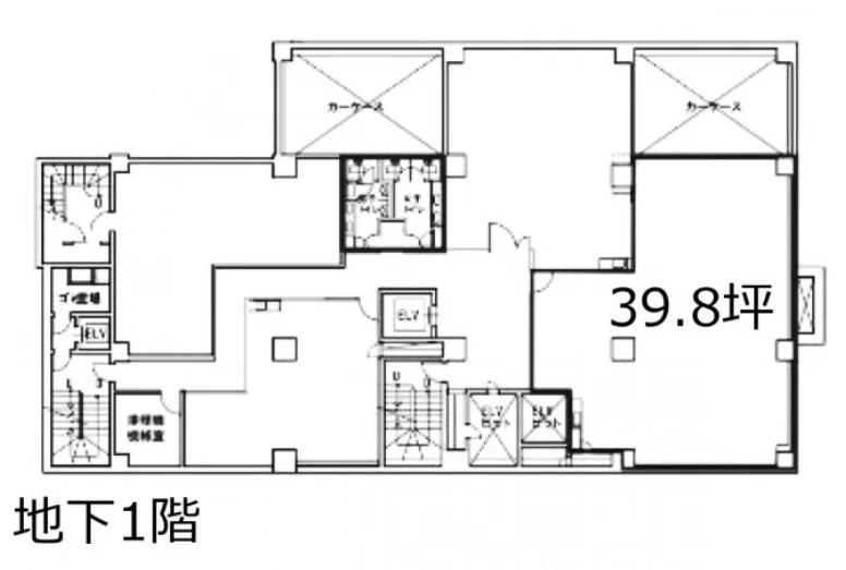 虎ノ門東洋共同ビル 1 フロア図面 9