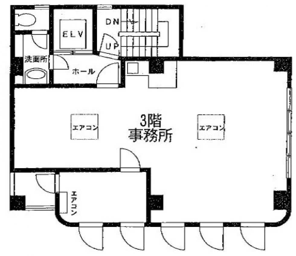 壺坂ビル 3 フロア図面 8