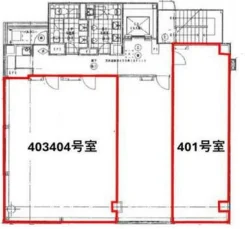 デニス赤坂ビル 4 フロア図面 9