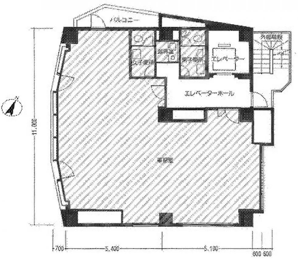TOWER FRONT 神谷町 7 フロア図面 9