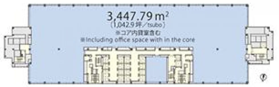東京汐留ビルディング 6 フロア図面 11