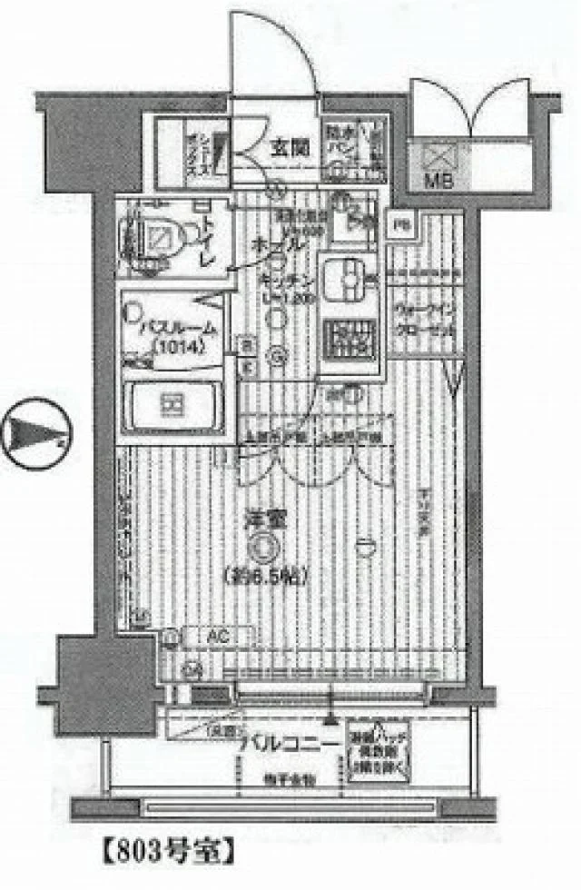 エステムプラザ品川駅前5th Avenue 8 フロア図面 1