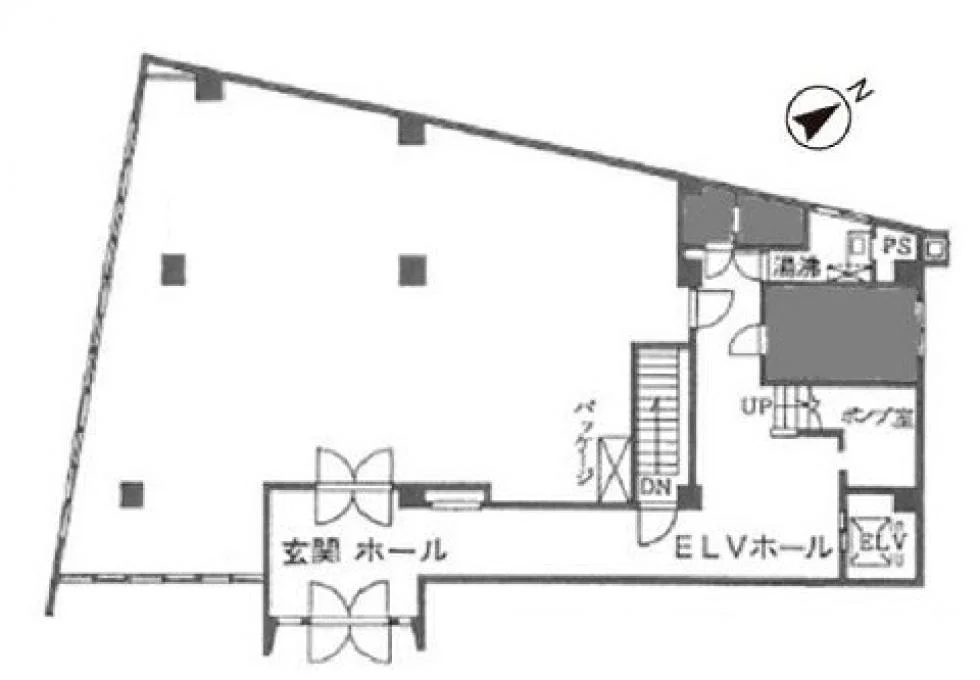 麻布台徳井ビル 1 フロア図面 9