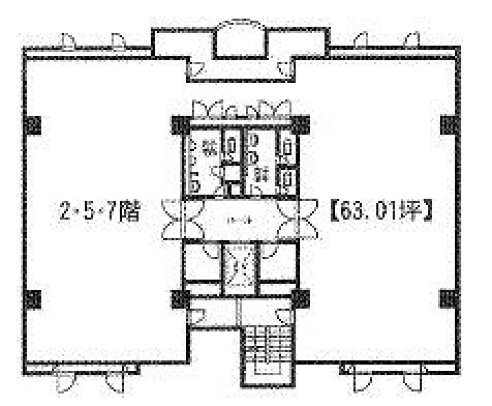 内村芝浦ビル 2 フロア図面 5