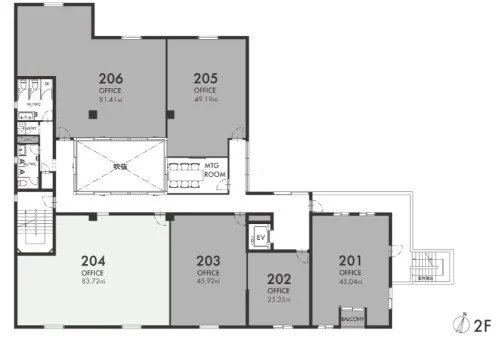 IPIAS Aoyama(イピアス 青山) 2 フロア図面 1