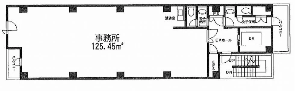 アセンド三田ビル 3 フロア図面 5