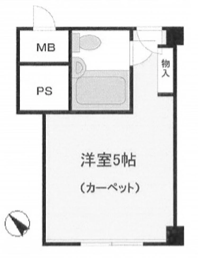 赤坂レジデンシャルホテル 5 フロア図面 9