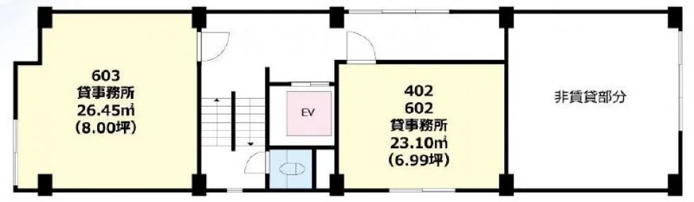 立川ビル 4 フロア図面 9
