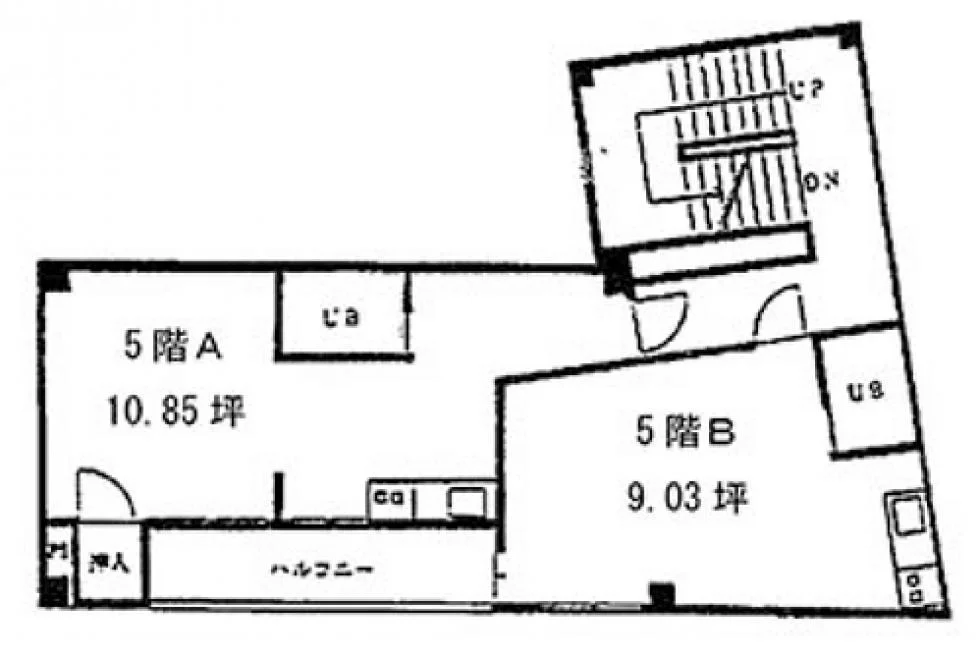 新橋パインビル 5 フロア図面 9