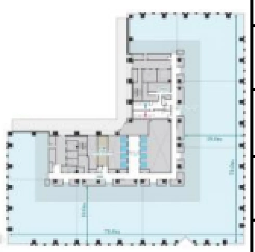 赤坂トラストタワー 7 フロア図面 3