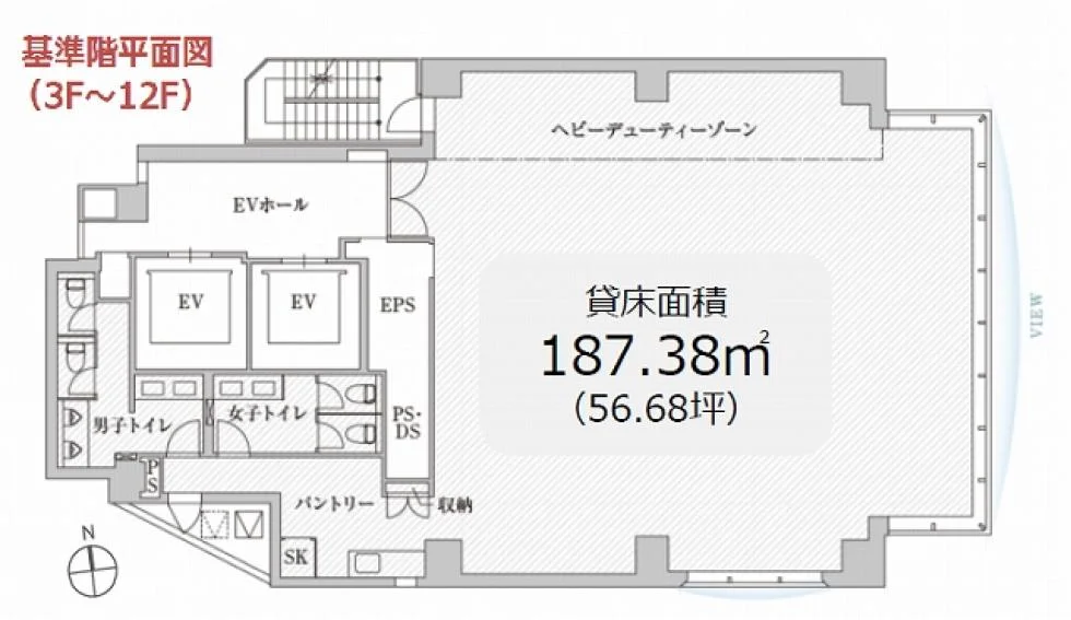 PMO浜松町 12 フロア図面 9