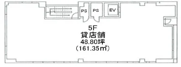赤坂見附駅前ビル 5 フロア図面 9