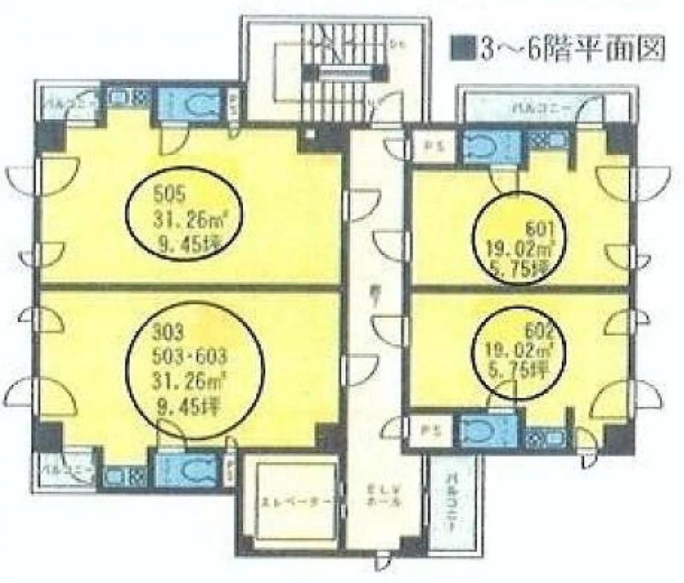 テロワール南青山ビル 4 フロア図面 9