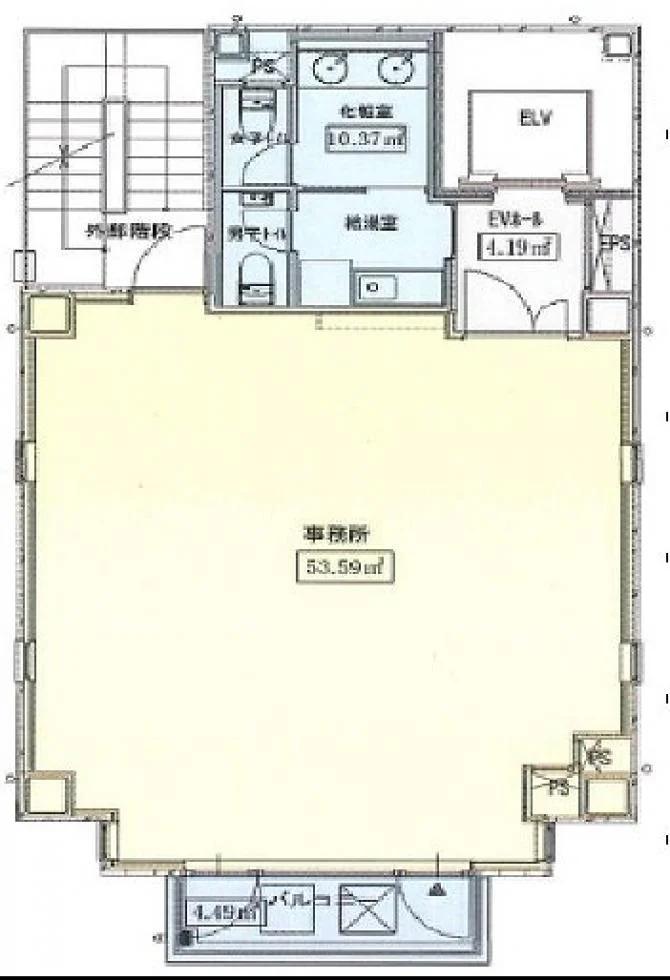 VILLA芝大門 3 フロア図面 1