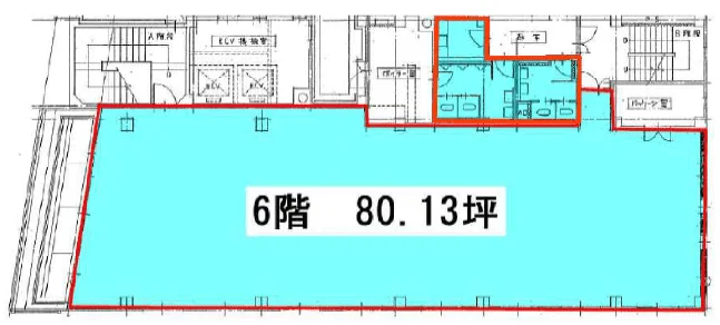 第1ビル 6 フロア図面 9