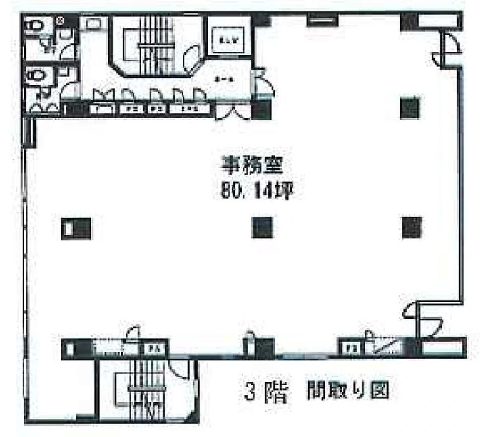 西新橋難波ビル 3 フロア図面 9