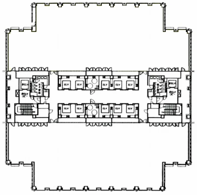 台場フロンティアビル 4 フロア図面 9